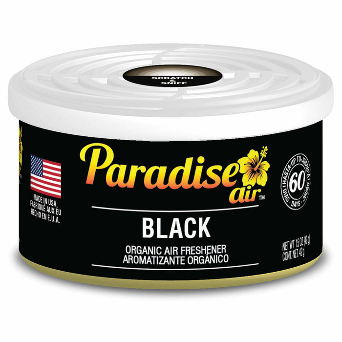1 Pc Paradise Organic Air Freshener Black Scent Fiber Can Home Office Car Aroma