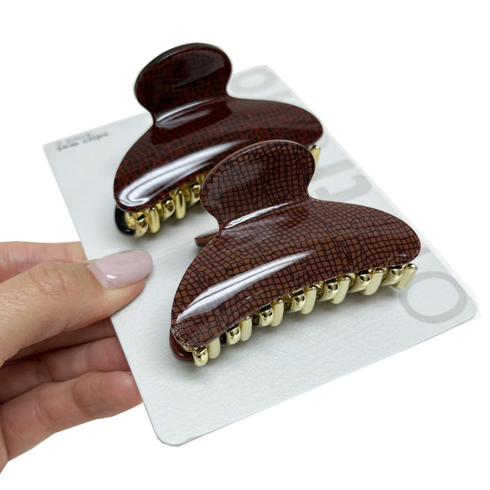 6 Pc Hair Claw Banana Clips 2.5" Thin Medium Thick Nonslip Hair Jaw Clutch Women