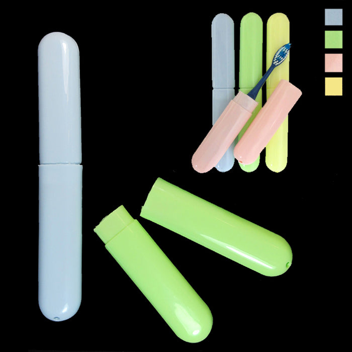 8 Toothbrush Holders Travel Case Camping Cover Tube Plastic Box Protect Portable
