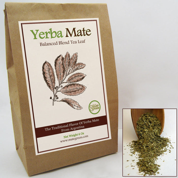 Argentina Yerba Mate Tea Gourd Cup Artisan Straw Bombilla  6 Oz Leaf Bag Kit 058