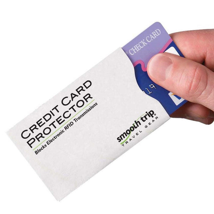 2 Pc Credit Card Protectors RFID Blocking Case Cover Wallet Safety Sleeve Shield