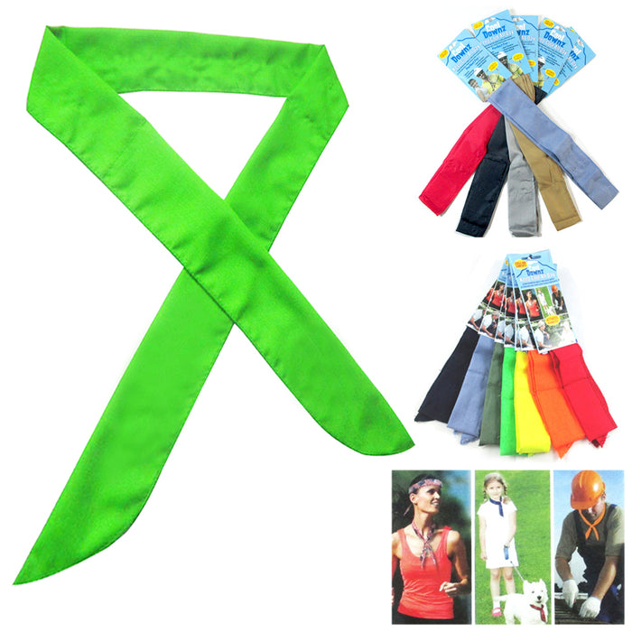 Cooling Scarf Neck Wrap Inflated Soft Bandana Cooler Sports Workout Yoga Outdoor