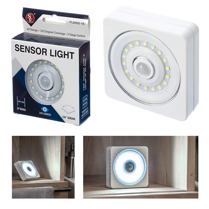 4 Sensor Light 240 Lumens Battery Operated Magnetic Night Lamp Motion Activated