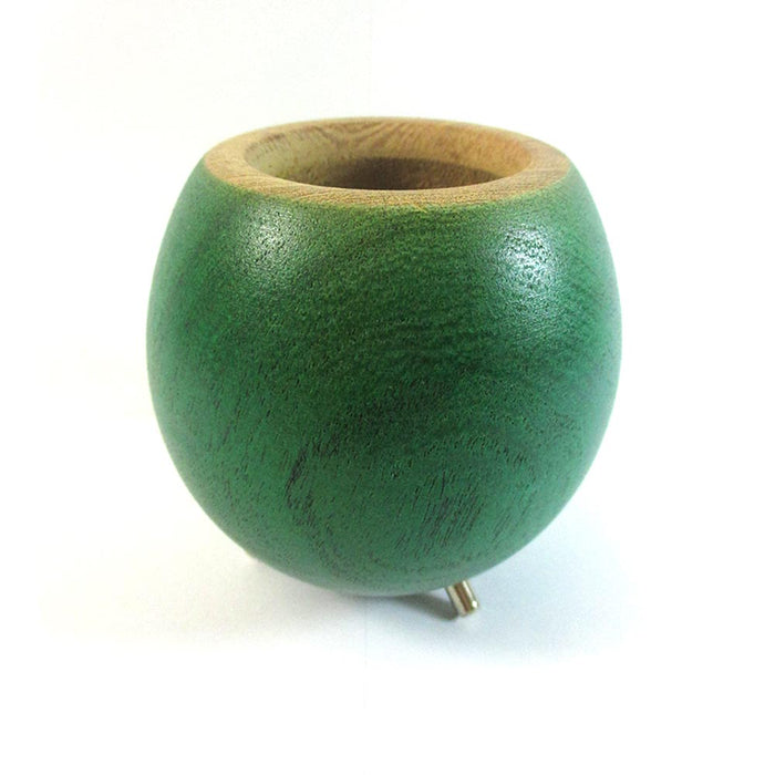 Handmade Argentina Mate Gourd Yerba Tea Cup Straw Bombilla Algarrobo Detox Green