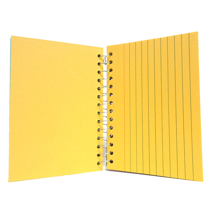 2 Pack Spiral Bound Index Cards 3" X 5" Ruled 50Ct Assorted Colors School Office
