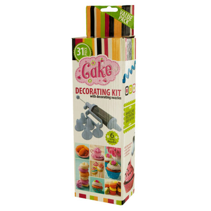 31pc Cake Decorating Kit Birthday Cupcake Cookie Design Icing Tips Nozzle Baking