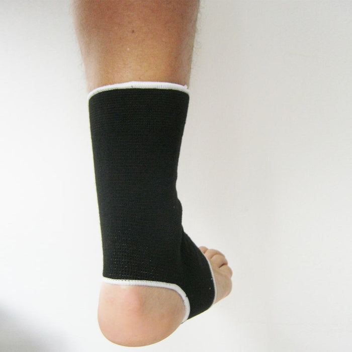2 Ankle Support Brace Sleeve Elastic Compression Wrap Sports Relief Pain Foot