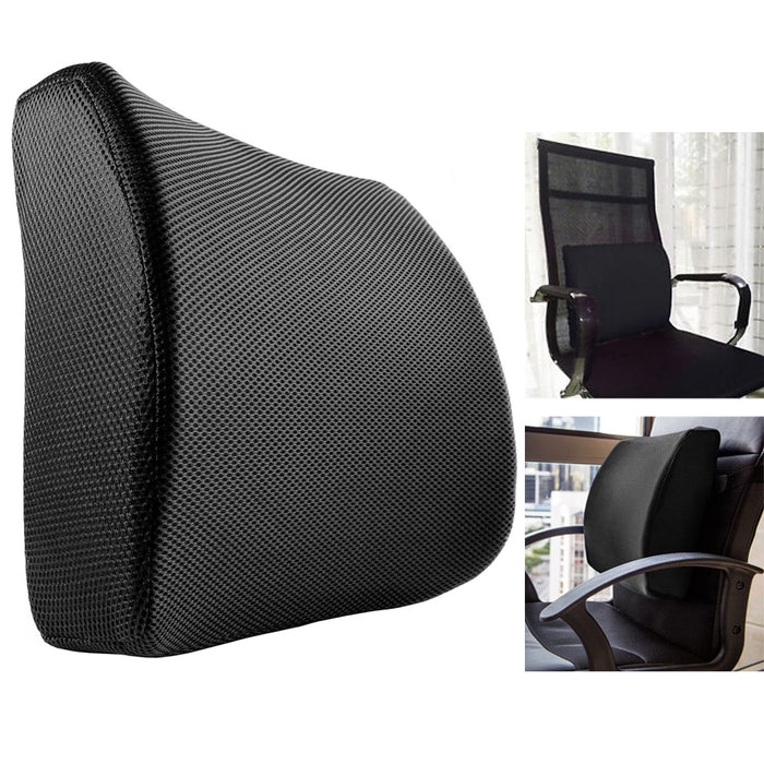 1 Pc Seat Chair Cushion Lumbar Lower Back Support Pain Relief Pillow Office Car