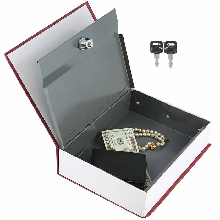 2 Dictionary Hollow Book Safe Diversion Secret Stash Booksafe Lock Key Security