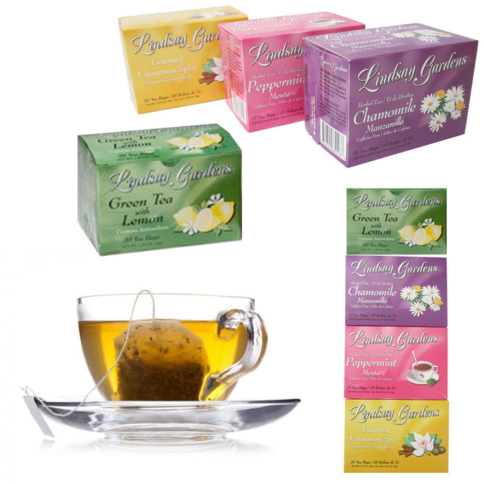 6 PackTea Bags Detox Herbal 100% Premium Flavor 104 Pcs Detox Assorted Flavors