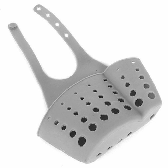 4 Pc Kitchen Organizer Sink Rack Caddy Hang Basket Dish Sponge Holder Soap Bar