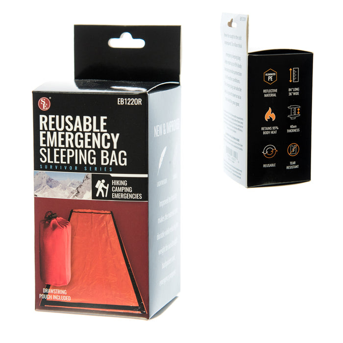 6 Survival Bivvy Bag Emergency Sleeping Lightweight Waterproof Thermal Bivy Sack