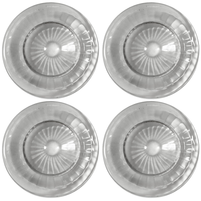 4 X Replacement Round Dish Bowl Plate for Tart Burners Oil Warmers 3" Diameter