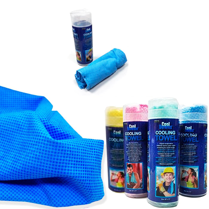 1 Instant Cooling Towel Hyper Evaporative Neck Body Head Sweat Cloth Chilly Pad