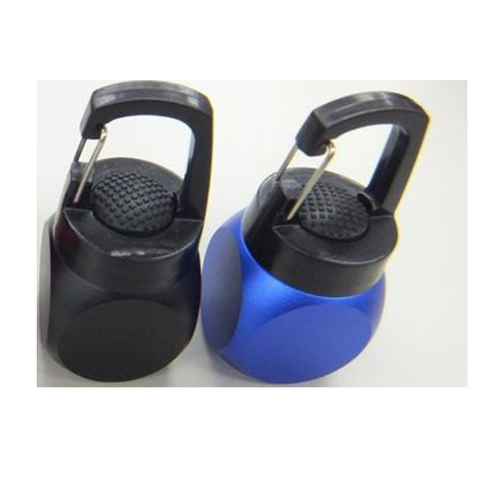 2 X COB LED Cube Keychain Carabiner Flashlight Camp Working Handy Light Portable