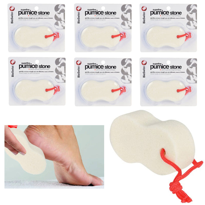 6 Pumice Stone Foot File Pedicure Callus Remover Dead Skin Buffer Scrubber Brush