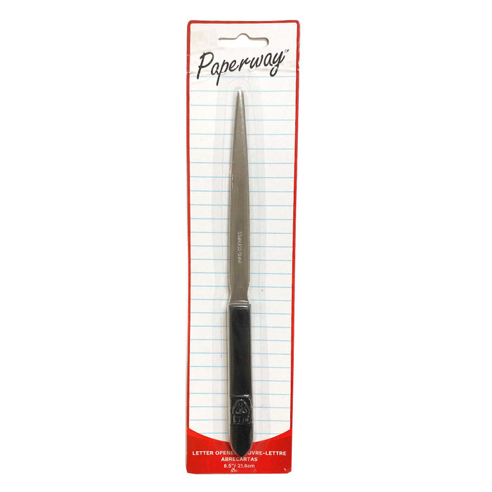 1 Universal Lightweight Hand Letter Mail Envelope Opener 8.5" Silver Office New