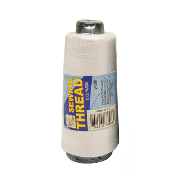 1 Spools White Sewing Thread 3000 Yard Polyester Sew Fabric Upholstery Craft New