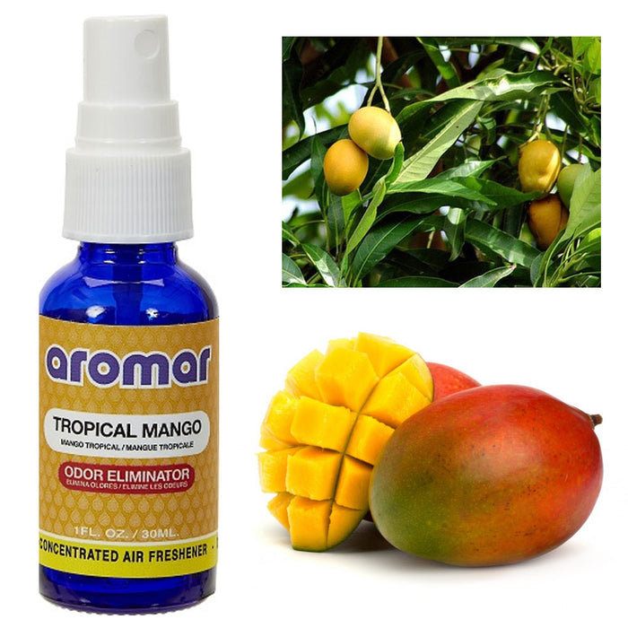 1 Mango Concentrated Air Freshener Spray Odor Eliminator Car Home Smoke Remover