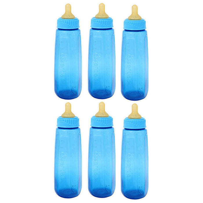 6 Gerber Baby Bottle First Essentials 9 Oz Leak Proof Baby Blue Feeder BPA Free