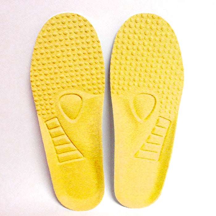 2 Pairs Padded Shoe Inner Soles Unisex Insoles Comfortable Cushion Size 9.5-10