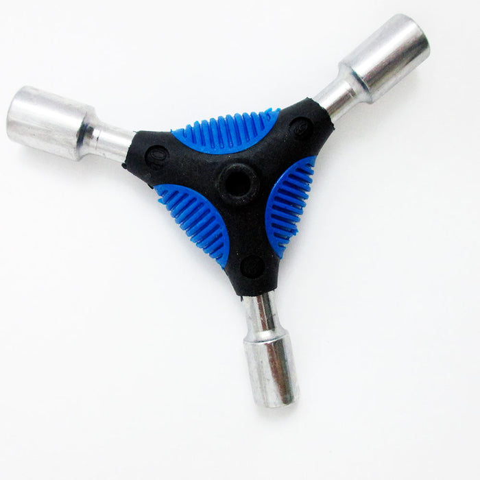 Bicycle Bike 3Way Y Handle Hex Socket Wrench Trigeminal Repair Tool 8mm 9mm 10mm