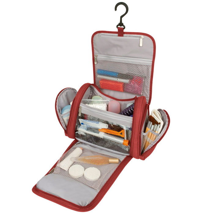 Travelon Hanging Toiletry Bag Makeup Travel Cosmetic Mens Womens Organizer Case