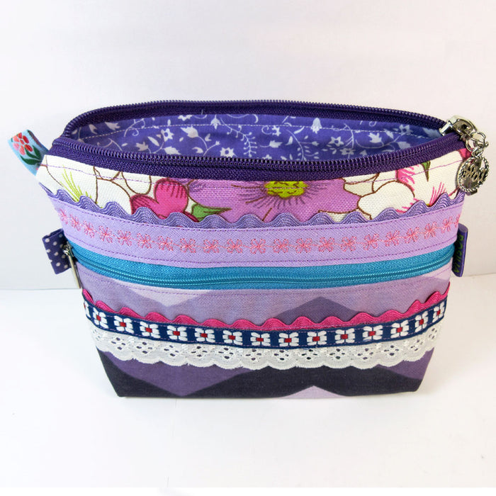 Handmade Purse Fabric Cosmetic Bag Makeup Organizer Travel Case Pouch Toiletry