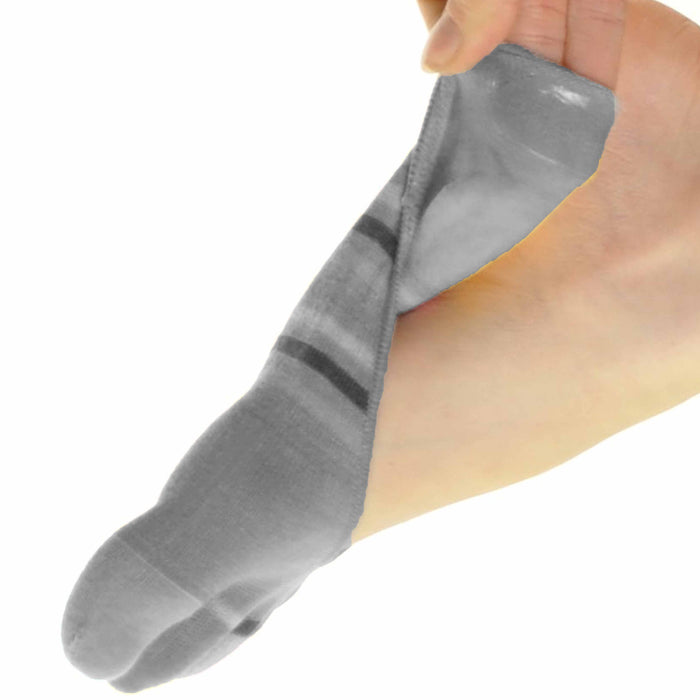 4 Pair Men Invisible Toe Socks Athletic Running No Show Five Finger Cotton 10-13