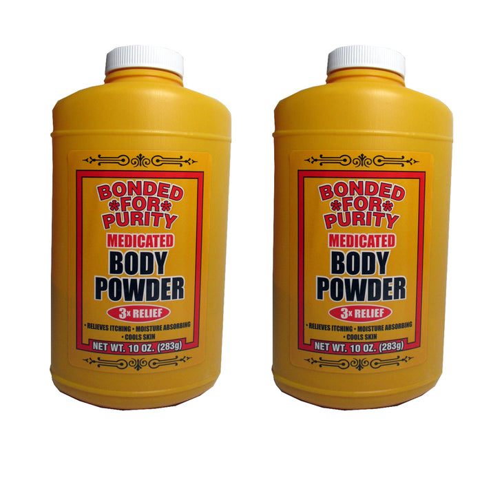 2 Itch Relieve Powder Medicated Triple Relief Formula Cooling Absorbing 10oz