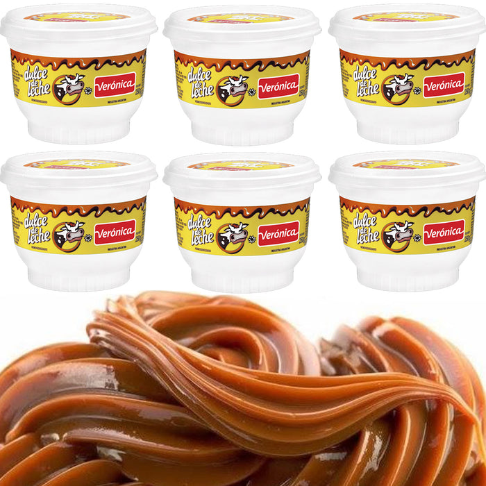 6 Pc Veronica Dulce De Leche Milk Caramel Spread Arequipe Cajeta Baking 8.8 oz !
