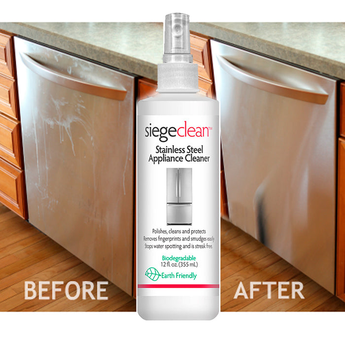 Stainless Steel Appliance Cleaner Polish Spray One Step Sink Chrome Cleaner 12Oz