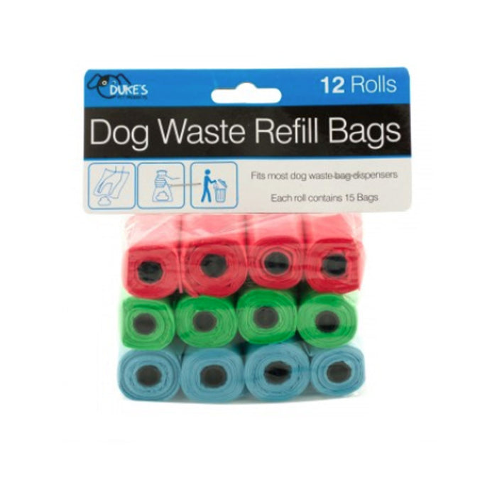 72 X Roll Dog Poop Bags Pet Waste 1080 Count Poo Puppy Pick-Up Refills Unscented
