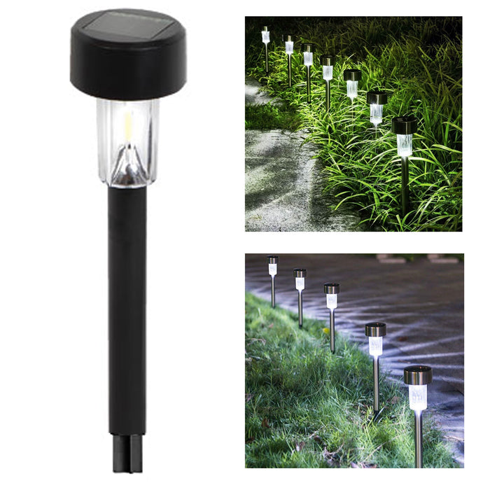 8 Pc Solar Powered Light Garden Stake Peg Yard Outdoor Decoration Lighting 14"