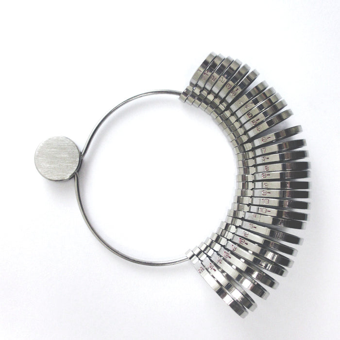 Ring Sizer Finger Sizing Jewelry Nickel Measure Rings Gauge Tool Size 1 To 15