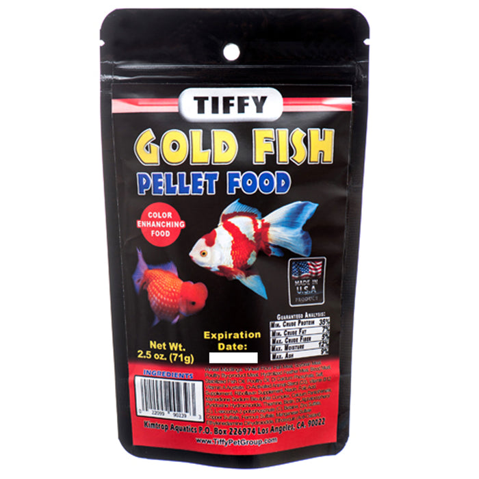 6 Pk Goldfish Food Small Floating Pellet Color Enhancing Complete Balanced 2.5oz