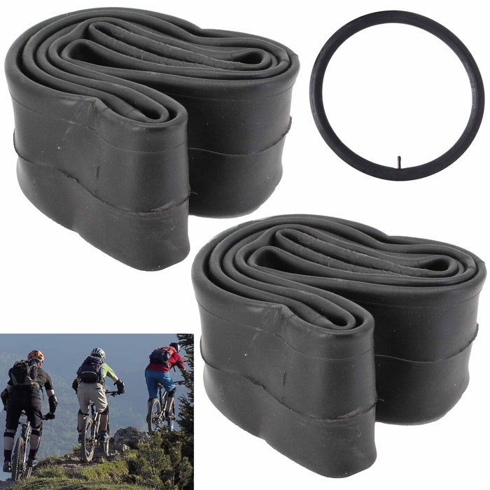 2 Kingman Replacement Bike Tube Inner Tire Bicycle 26" x 1.75 to 2.125 Innertube