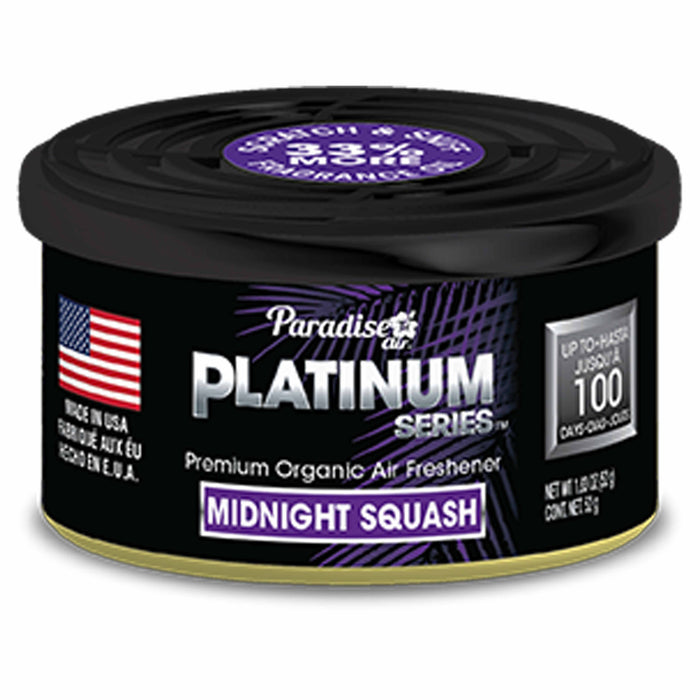 1 Paradise Platinum Organic Air Freshener Fiber Can Lasting Midnight JDM Squash