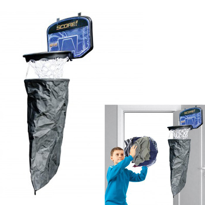 Laundry Hamper Hoop Basketball Clothes Laundry Bag Basket Door Room Storage Gift