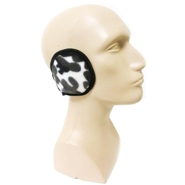 1 Ear Muffs Camo Camouflage Earmuff Warmers Winter Covers Wrap Soft Unisex Black