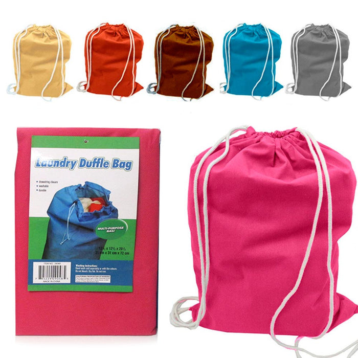 3 Large Laundry Duffle Bag Durable Wash Dirty Clothes Hamper Reusable Tote 13X13