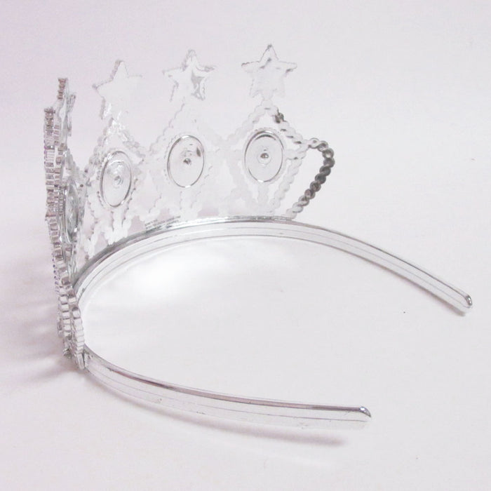 6Pc Tiara Princess Crown Party Favors Charming Girls Rhinestone Wedding Headband