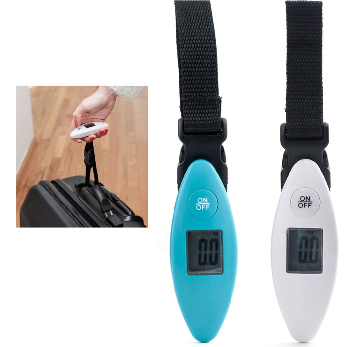 2 Pc Kikkerland Portable Travel Digital Luggage Scale LCD Electronic 88lb / 40kg