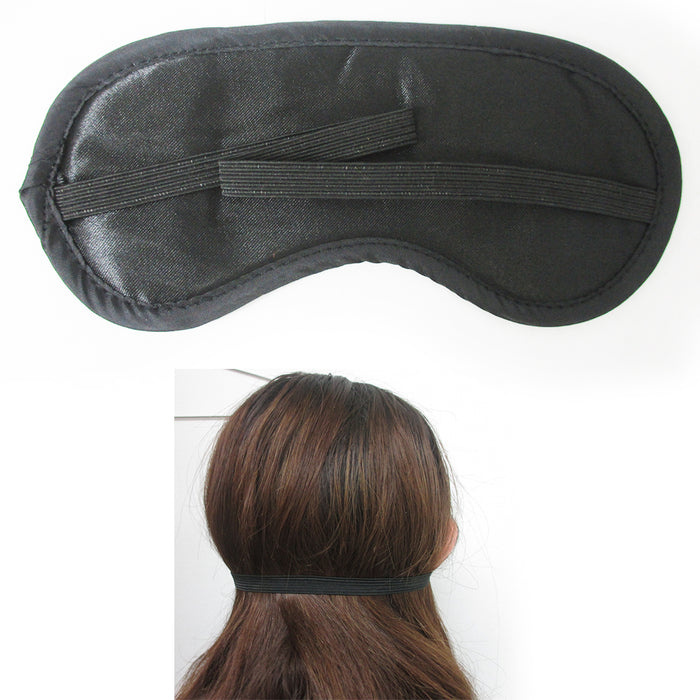 1 Silk Soft Eye Sleeping Mask Travel Sleep Aid Shades Light Cover Blindfold Rest