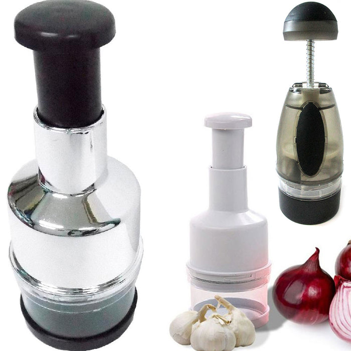 Food Chopper Pressing Slicer Peeler Dicer Kitchen Vegetable Garlic Onion Cutter
