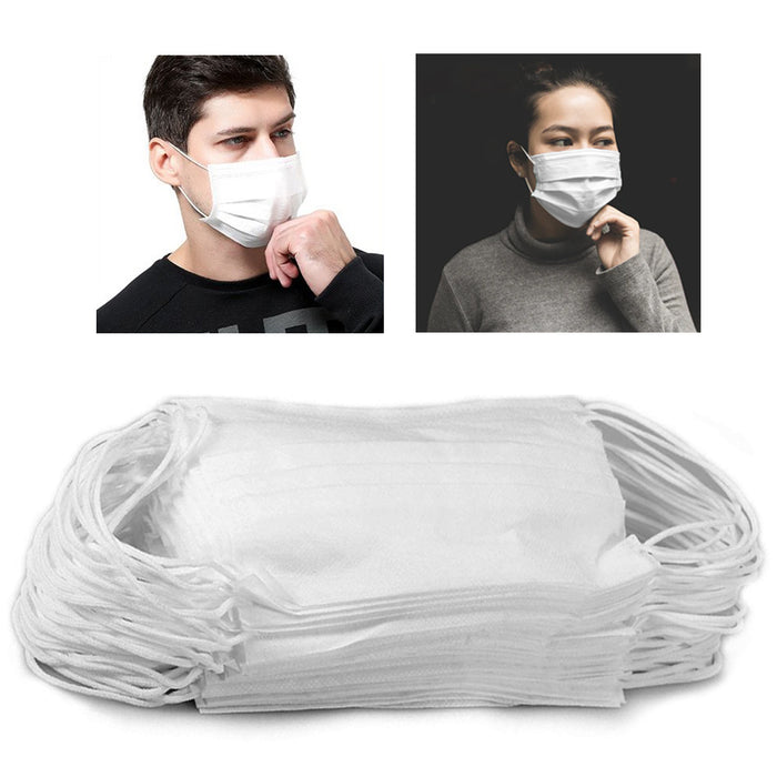 80 Disposable Face Mask Earloop Anti-Dust Mouth Cover Filter Medical Dental Nail