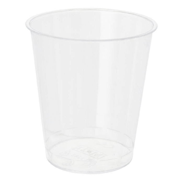 50 Ct Clear Disposable Shot Glasses Hard Plastic Cups Drinkware Party Bar 1.5oz