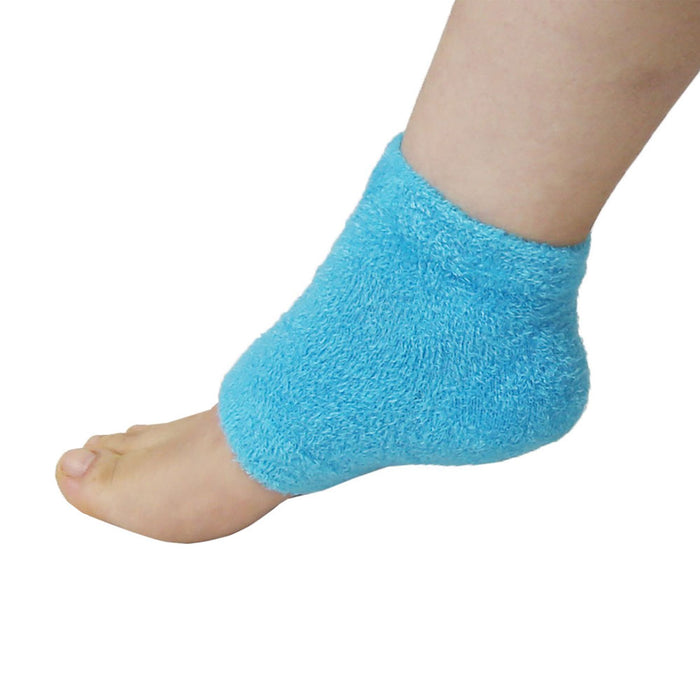 2 Pairs Gel Heel Socks Spa Booties Cracked Foot Moisturizing Skin Care Dry Feet