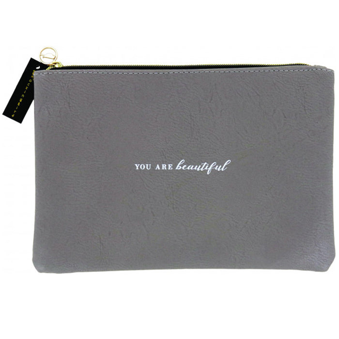 2 Beauty Cosmetic Pouch Makeup Bag Travel Case Zippered Toiletry Purse Organizer