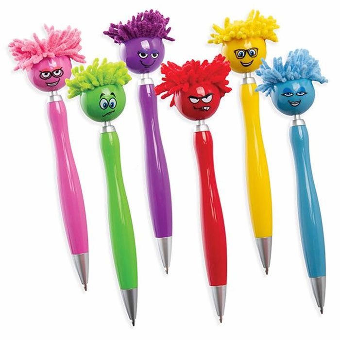 2 Pc Ball Point Pen Mop Topper Top Screen Cleaner Duster Microfiber Mopsterz